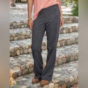 Sundance Black & White Striped Andover High Waisted Nautical Style Pants Size 8